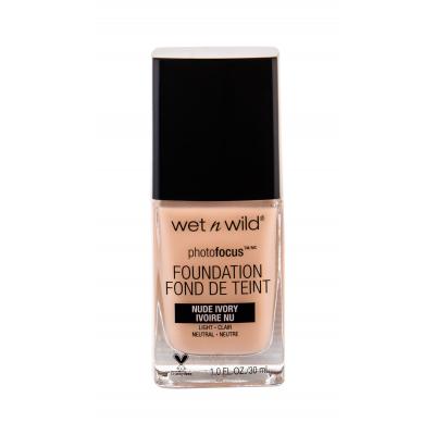 Wet n Wild Photo Focus Make-up pro ženy 30 ml Odstín Nude Ivory