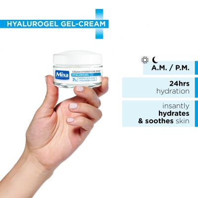 Mixa Hyalurogel Denní pleťový krém pro ženy 50 ml