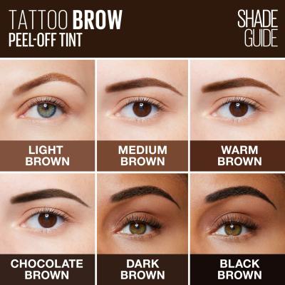 Maybelline Tattoo Brow Barva na obočí pro ženy 4,6 g Odstín Dark Brown