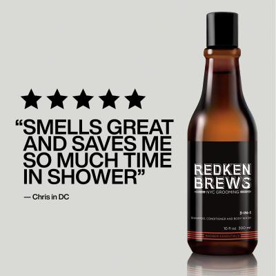 Redken Brews 3-In-1 Šampon pro muže 300 ml