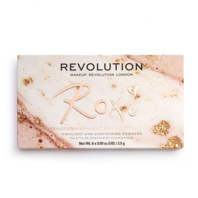 Makeup Revolution London Roxxsaurus Highlight &amp; Contour Konturovací paletka pro ženy 20 g