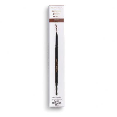 Makeup Revolution London Precise Brow Pencil Tužka na obočí pro ženy 0,05 g Odstín Medium Brown