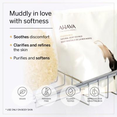 AHAVA Deadsea Mud Dermud Nourishing Body Cream Tělový peeling pro ženy 400 g