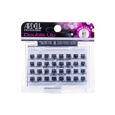 Ardell Double Up Knotted Trio Lash Umělé řasy pro ženy 32 ks Odstín Long Black