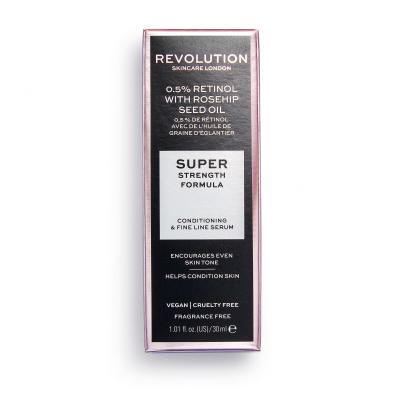 Revolution Skincare Skincare 0,5% Retinol with Rosehip Seed Oil Pleťové sérum pro ženy 30 ml