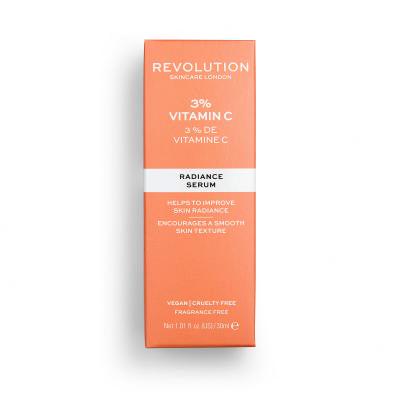 Revolution Skincare Vitamin C 3% Radiance Serum Pleťové sérum pro ženy 30 ml