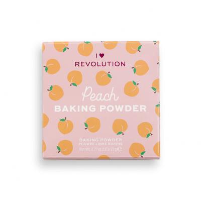 I Heart Revolution Loose Baking Powder Pudr pro ženy 22 g Odstín Peach