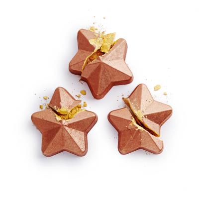 I Heart Revolution Star Bath Fizzer Kit Dárková kazeta koupelová bomba ve tvaru hvězdy 3 x 40 g