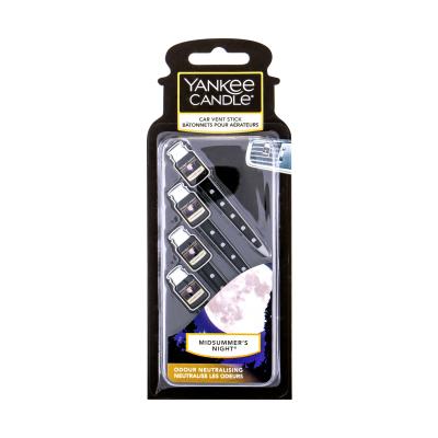 Yankee Candle Midsummer´s Night Vent Stick Vůně do auta 4 ks