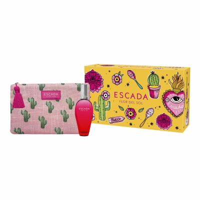 ESCADA Flor del Sol Dárková kazeta toaletní voda 30 ml + kosmetická taštička