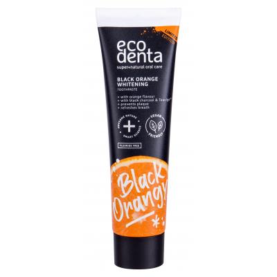 Ecodenta Toothpaste Black Orange Whitening Zubní pasta 100 ml poškozená krabička