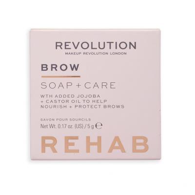 Makeup Revolution London Rehab Brow Soap + Care Gel a pomáda na obočí pro ženy 5 g