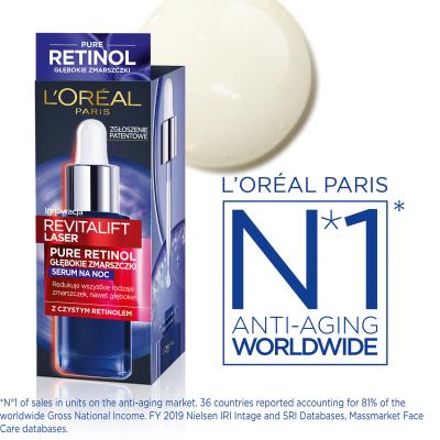 L&#039;Oréal Paris Revitalift Laser Pure Retinol Night Serum Pleťové sérum pro ženy 30 ml