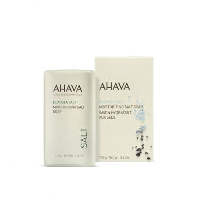 AHAVA Deadsea Salt Moisturizing Salt Soap Tuhé mýdlo pro ženy 100 g