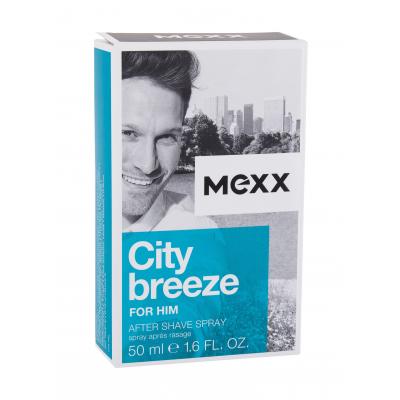 Mexx City Breeze For Him Voda po holení pro muže 50 ml poškozená krabička