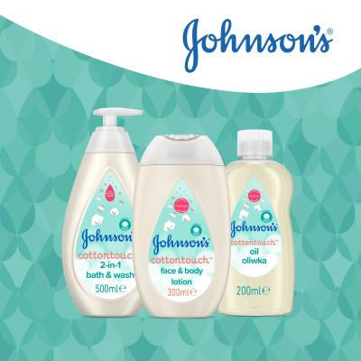 Johnson´s CottonTouch 2-in-1 Bath &amp; Wash Sprchový gel pro děti 500 ml