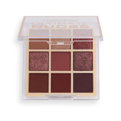 Makeup Revolution London Ultimate Nudes Oční stín pro ženy 8,1 g Odstín Dark