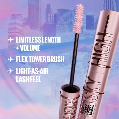 Maybelline Lash Sensational Sky High Řasenka pro ženy 7,2 ml Odstín 01 Very Black