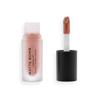 Makeup Revolution London Matte Bomb Rtěnka pro ženy 4,6 ml Odstín Nude Charm