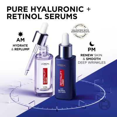 L&#039;Oréal Paris Revitalift Laser Pure Retinol Night Serum Pleťové sérum pro ženy 50 ml