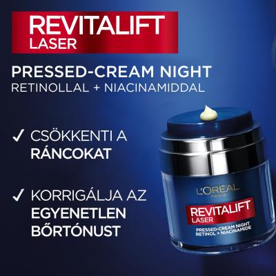 L&#039;Oréal Paris Revitalift Laser Pressed-Cream Night Noční pleťový krém pro ženy 50 ml