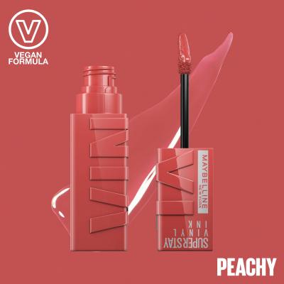 Maybelline Superstay Vinyl Ink Liquid Rtěnka pro ženy 4,2 ml Odstín 15 Peachy