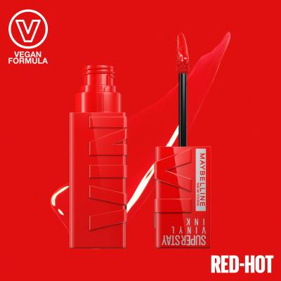 Maybelline Superstay Vinyl Ink Liquid Rtěnka pro ženy 4,2 ml Odstín 25 Red-Hot