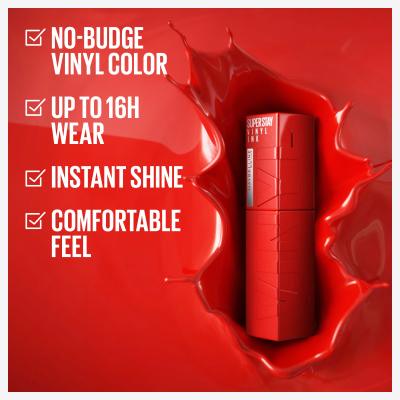 Maybelline Superstay Vinyl Ink Liquid Rtěnka pro ženy 4,2 ml Odstín 25 Red-Hot