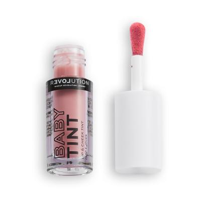 Revolution Relove Baby Tint Lip &amp; Cheek Rtěnka pro ženy 1,4 ml Odstín Baby