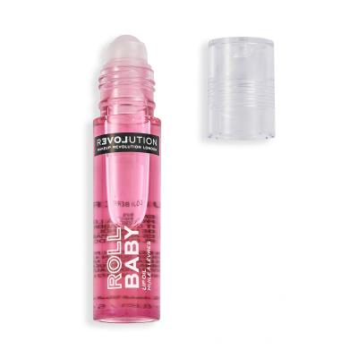 Revolution Relove Baby Roll Lip Oil Olej na rty pro ženy 5 ml Odstín Goji Berry