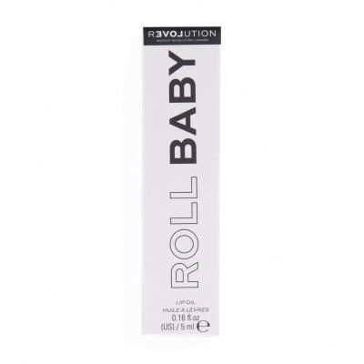 Revolution Relove Baby Roll Lip Oil Olej na rty pro ženy 5 ml Odstín Goji Berry