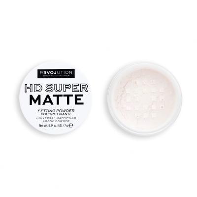 Revolution Relove HD Super Matte Setting Powder Pudr pro ženy 7 g