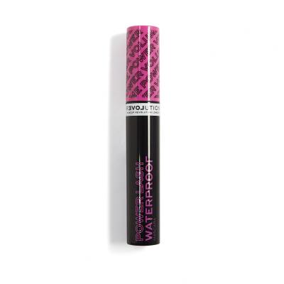 Revolution Relove Power Lash Volume Waterproof Řasenka pro ženy 8 ml Odstín Black