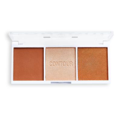 Revolution Relove Colour Play Contour Trio Konturovací paletka pro ženy 6 g Odstín Baked Sugar