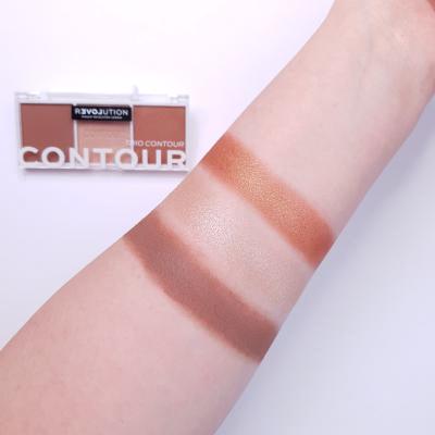 Revolution Relove Colour Play Contour Trio Konturovací paletka pro ženy 6 g Odstín Baked Sugar