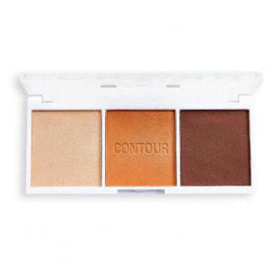 Revolution Relove Colour Play Contour Trio Konturovací paletka pro ženy 6 g Odstín Bronze Sugar