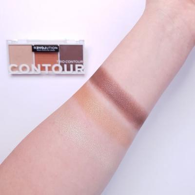 Revolution Relove Colour Play Contour Trio Konturovací paletka pro ženy 6 g Odstín Bronze Sugar