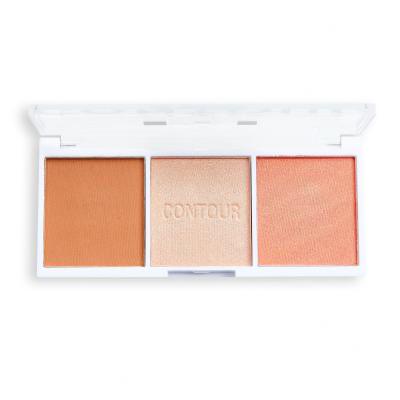 Revolution Relove Colour Play Contour Trio Konturovací paletka pro ženy 6 g Odstín Sugar