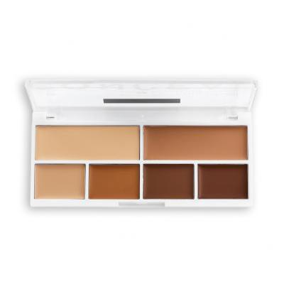 Revolution Relove Conceal Me Concealer &amp; Contour Palette Konturovací paletka pro ženy 11,2 g Odstín Medium