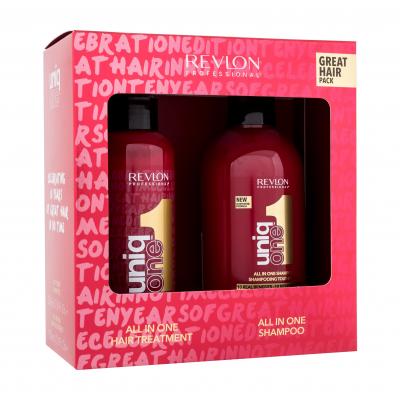 Revlon Professional Uniq One Great Hair Pack Dárková kazeta bezoplachová maska na vlasy Uniq One 150 ml + šampon Uniq One 230 ml