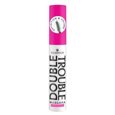 Essence Double Trouble Řasenka pro ženy 12 ml Odstín Extra Black