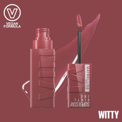 Maybelline Superstay Vinyl Ink Liquid Rtěnka pro ženy 4,2 ml Odstín 40 Witty