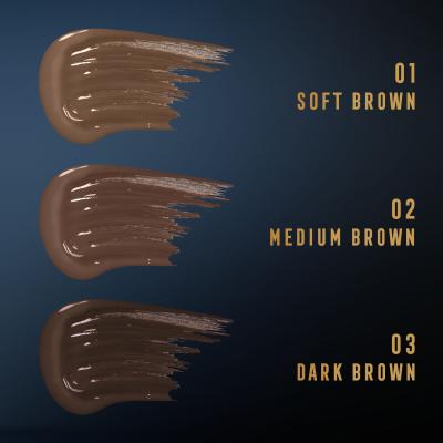 Max Factor Browfinity Řasenka na obočí pro ženy 4,2 ml Odstín 003 Dark Brown