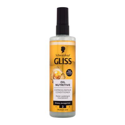 Schwarzkopf Gliss Oil Nutritive Express-Repair-Conditioner Kondicionér pro ženy 200 ml