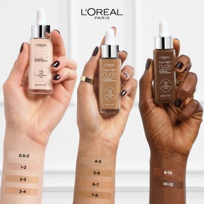 L&#039;Oréal Paris True Match Nude Plumping Tinted Serum Make-up pro ženy 30 ml Odstín 6-7 Tan