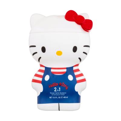 Hello Kitty Hello Kitty 2in1 Shower Gel & Shampoo Sprchový gel pro děti 400 ml