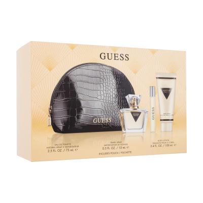 GUESS Seductive Dárková kazeta toaletní voda 75 ml + tělové mléko 100 ml + toaletní voda 15 ml + kosmetická taštička