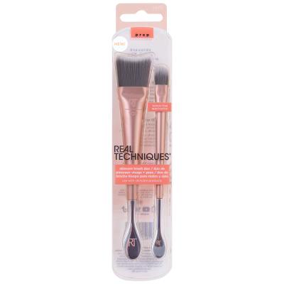 Real Techniques Prep Skincare Brush Duo Dárková kazeta kosmetický štětec Prep RT 107 Face Brush 1 ks + kosmetický štětec Prep RT 109 Eye Brush 1 ks