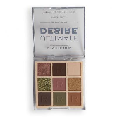 Makeup Revolution London Ultimate Desire Oční stín pro ženy 8,1 g Odstín Stripped Khaki