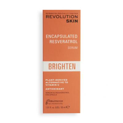 Revolution Skincare Brighten Encapsulated Resveratrol Serum Pleťové sérum pro ženy 30 ml